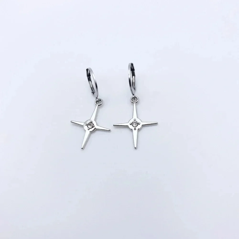 𝅺star Hoops Earrings - Picture 2 of 2